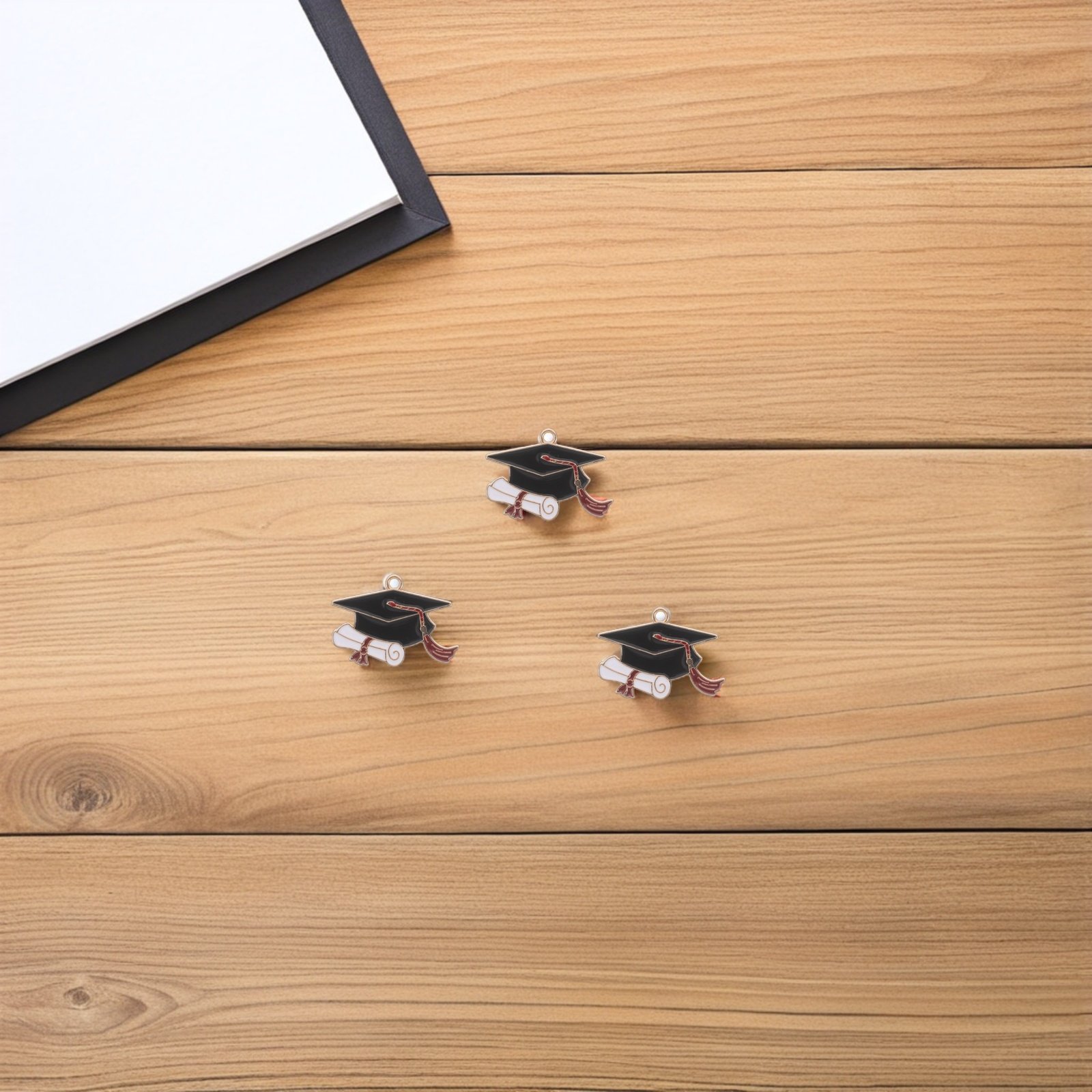 Jewelry Making Diploma - 50Pcs Alloy Graduation Cap Charms Graduation