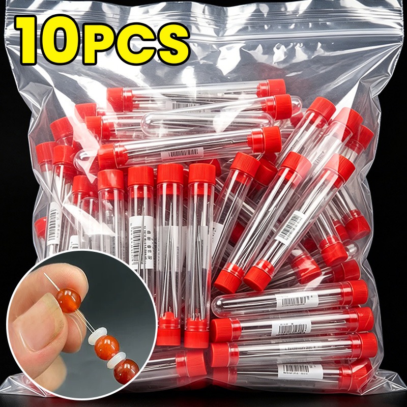 Jewelry Making Tutorial - 1/10pcs Open Beading DIY Bead Needle