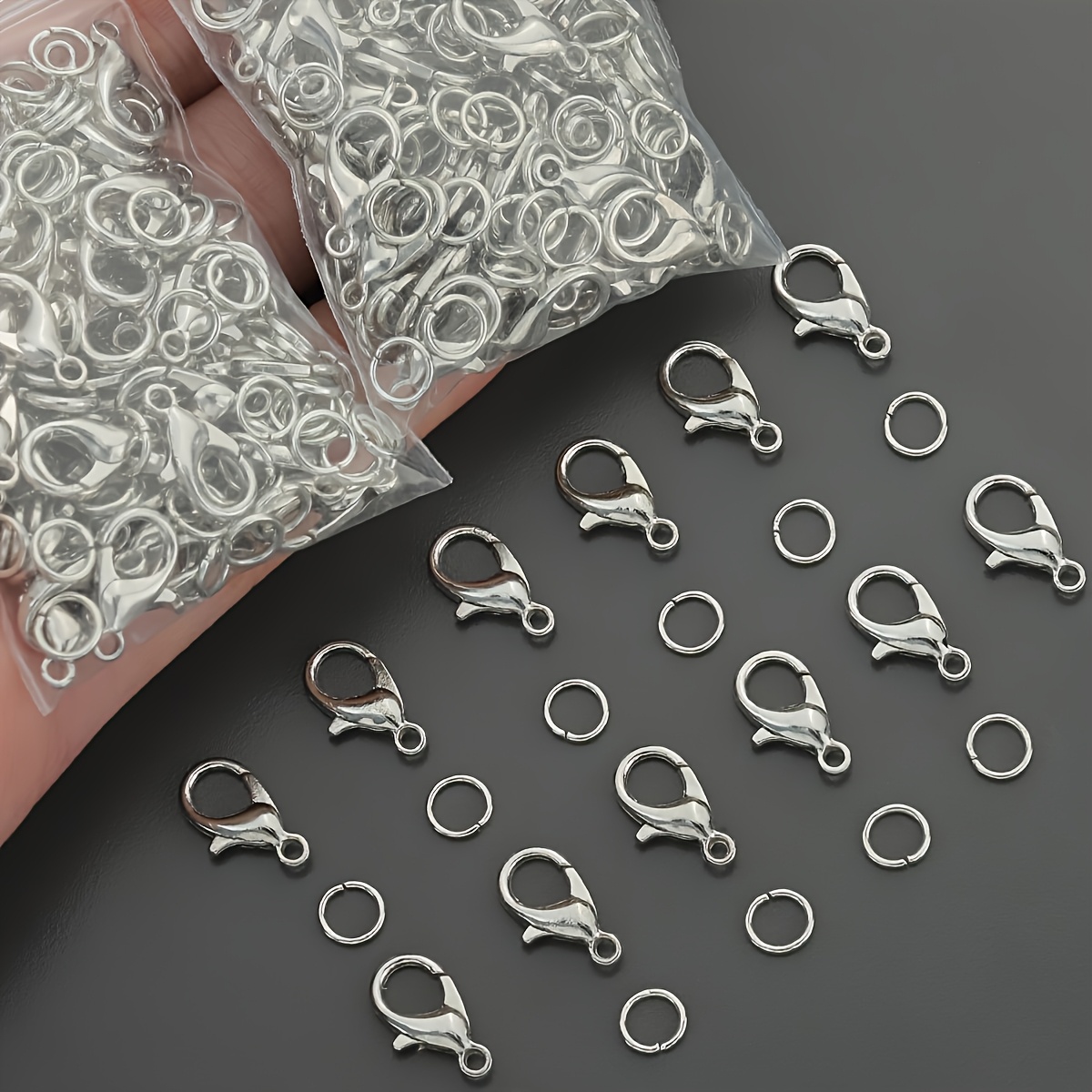 1/2/300pcs Lobster Clasps Open - Jewelry Making Ring Tool recension och pris
