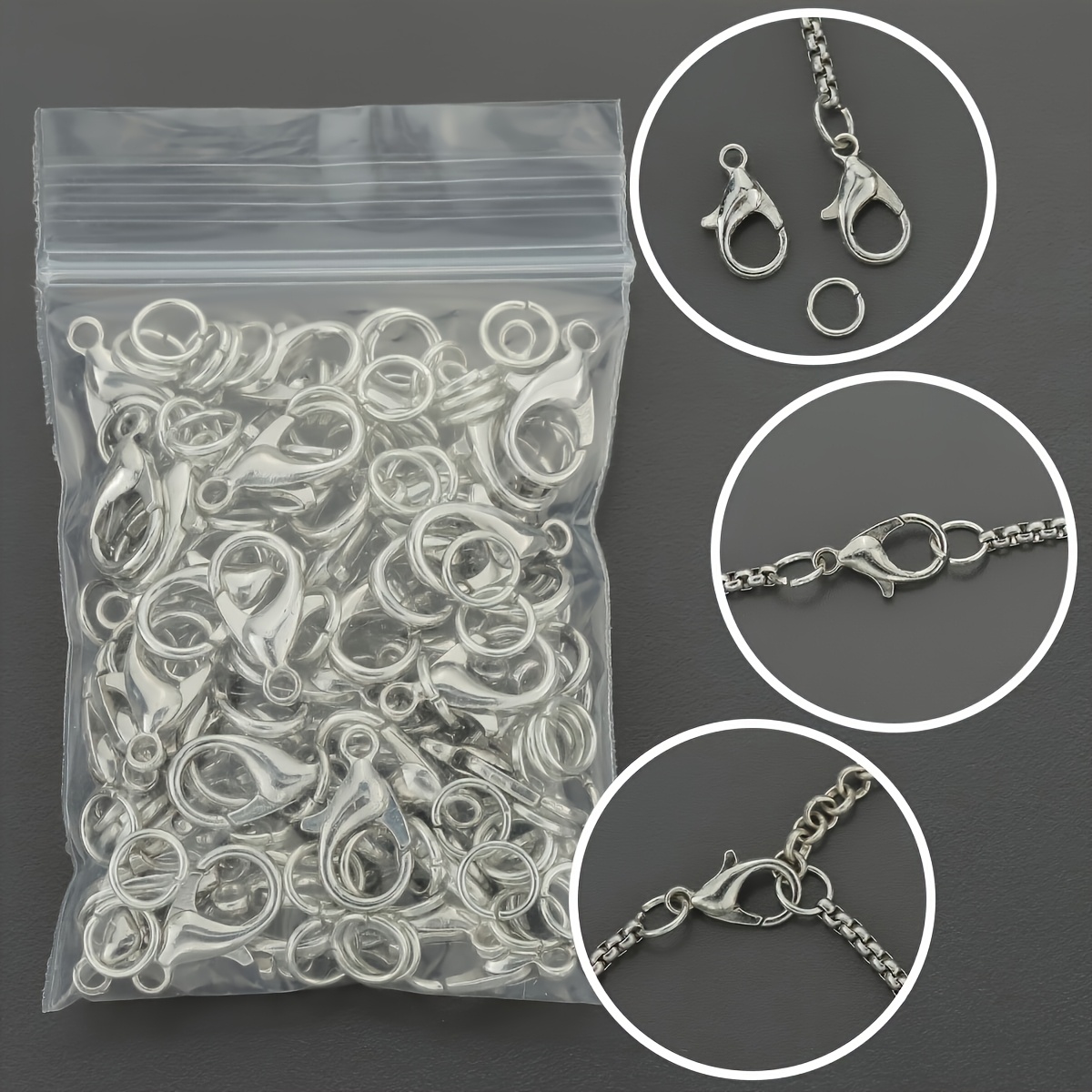 1/2/300pcs Lobster Clasps Open - Jewelry Making Ring Tool recension och pris