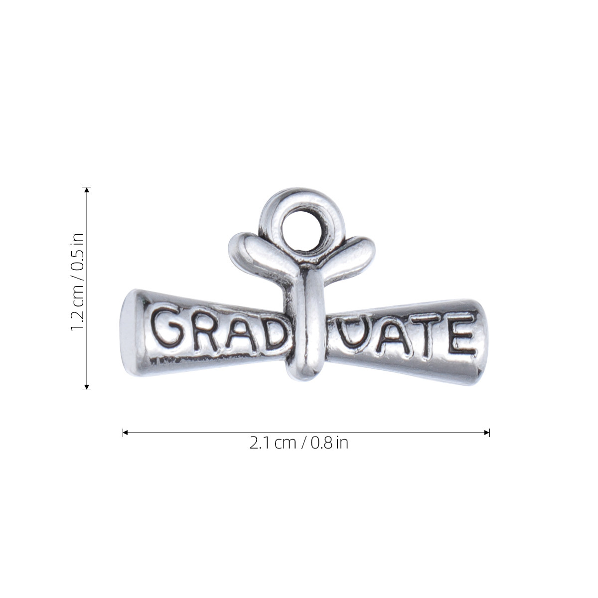 20Pcs Graduation Pendant Mini  - Jewelry Making Diploma recension och pris