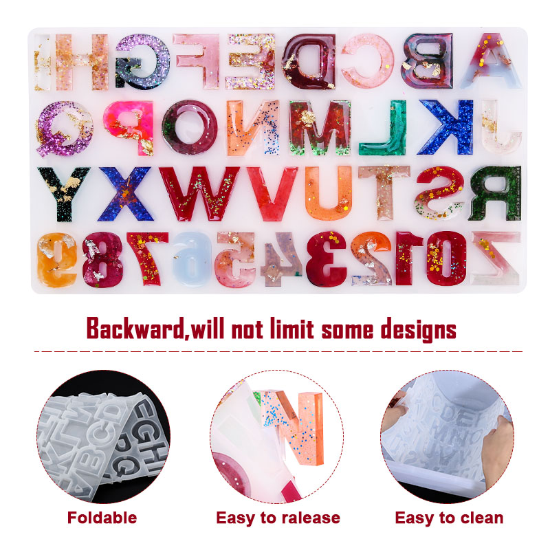 Alphabet Epoxy Resin Mold Kit  - Jewelry Making Tutorial recension och pris