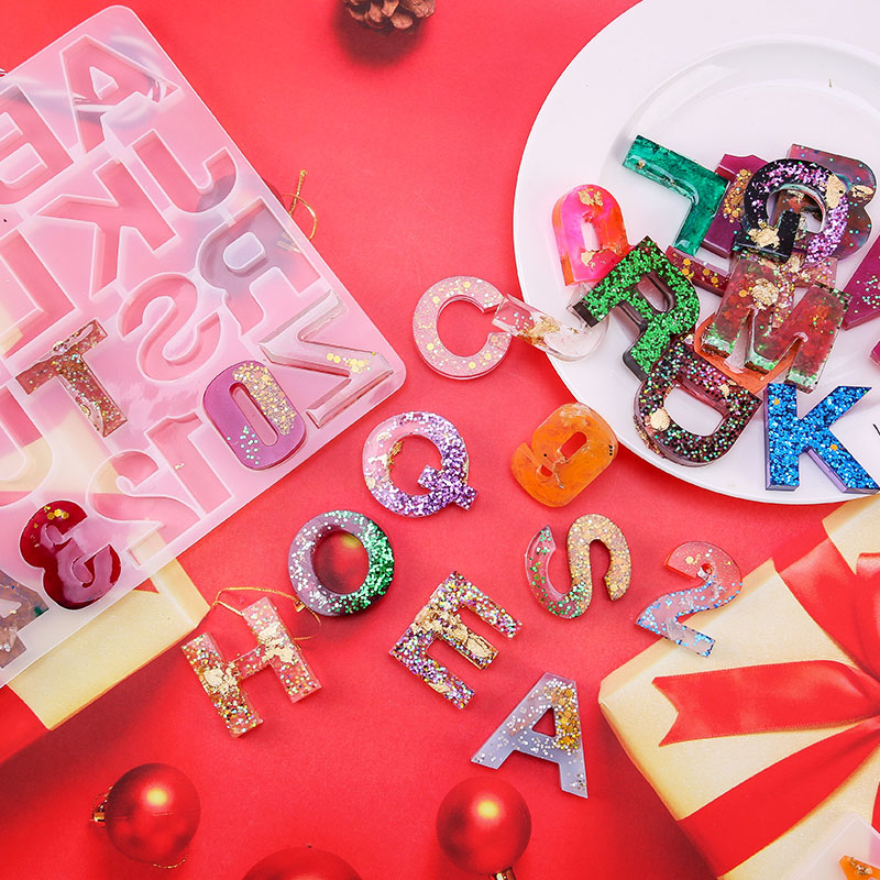 Alphabet Epoxy Resin Mold Kit  - Jewelry Making Tutorial recension och pris