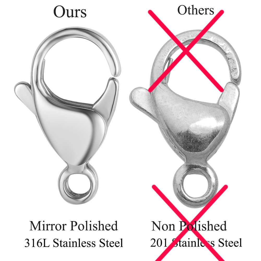 20/30/40 316L Stainless Steel  - Jewelry Making Metal recension och pris