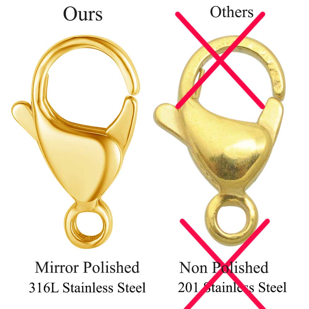 20/30/40 316L Stainless Steel  - Jewelry Making Metal recension och pris