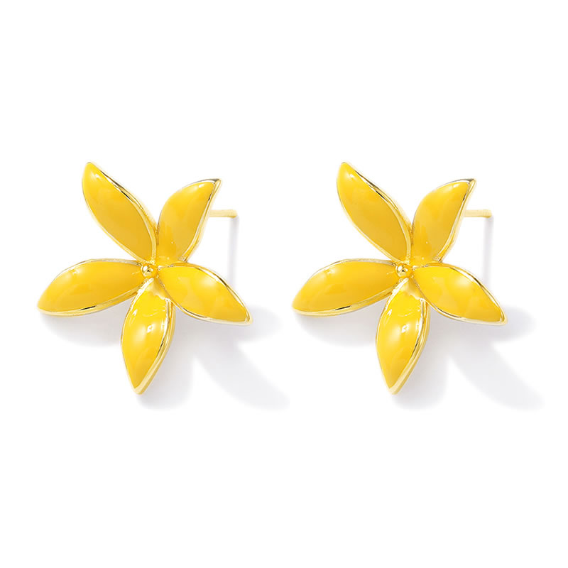 18K Gold Color Brass Flower St - Jewelry Making Metal recension och pris