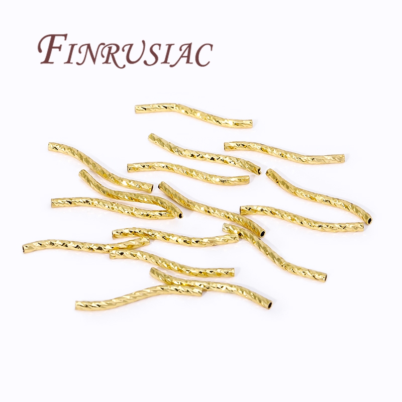 S Shape Tube Beads,18K Gold Pl - Jewelry Making Youtube recension och pris