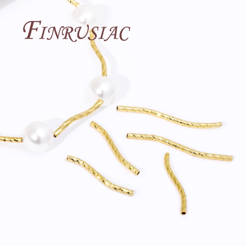 S Shape Tube Beads,18K Gold Pl - Jewelry Making Youtube recension och pris
