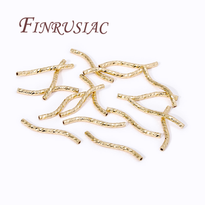 S Shape Tube Beads,18K Gold Pl - Jewelry Making Youtube recension och pris