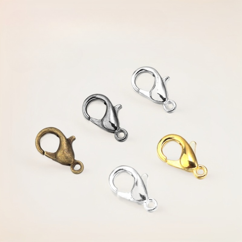 100pcs 9 12 14mm Zinc Alloy Lo - Jewelry Making Metal recension och pris