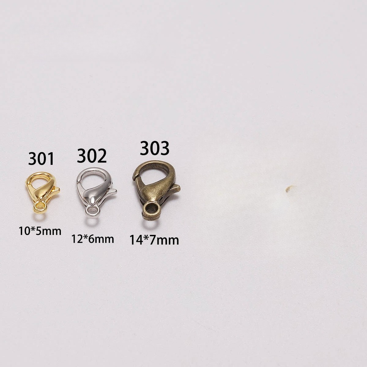 100pcs 9 12 14mm Zinc Alloy Lo - Jewelry Making Metal recension och pris