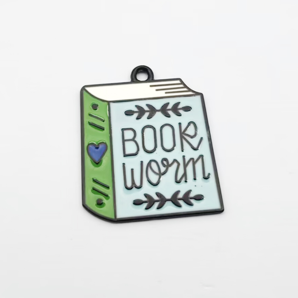 10pcs Flower Book Charm for Je - Jewelry Making Guide Book recension och pris