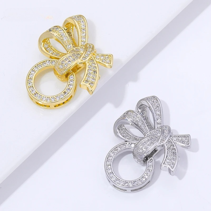 18K Gold Plated Pearl Clasps C - Jewelry Making Ring Tool recension och pris