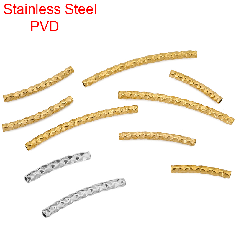 10pcs PVD Stainless Steel Curv - Jewelry Making Youtube recension och pris