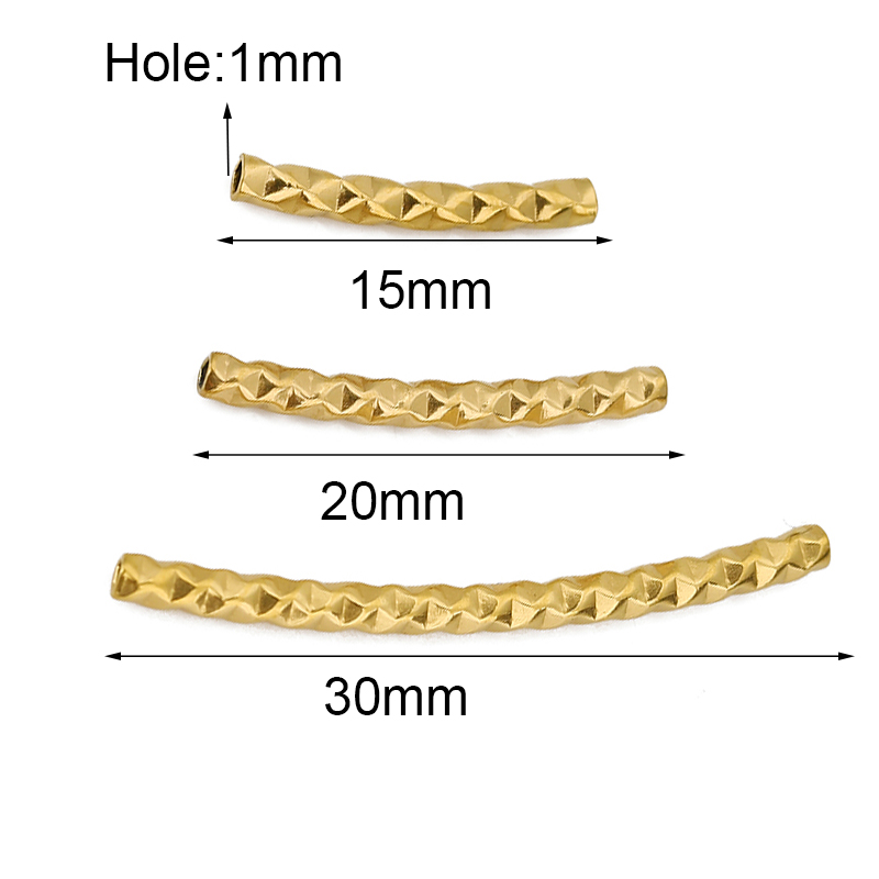 10pcs PVD Stainless Steel Curv - Jewelry Making Youtube recension och pris