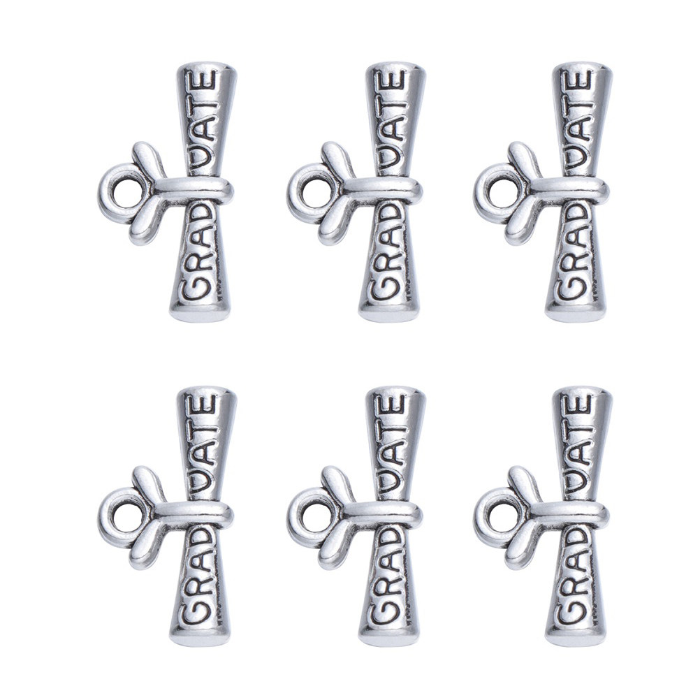 20Pcs Graduation Pendant Mini  - Jewelry Making Diploma recension och pris