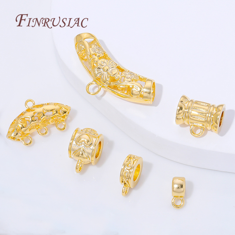 18K Gold Plated Pendant Bail C - Jewelry Making Youtube recension och pris