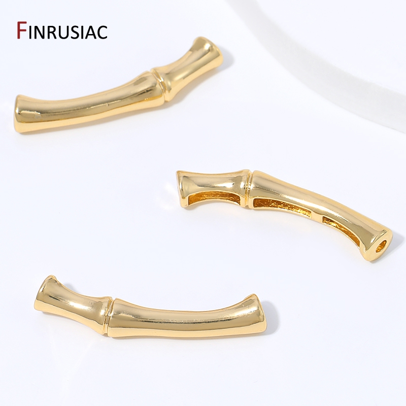 18K Gold Plated Brass Tube Spa - Jewelry Making Youtube recension och pris