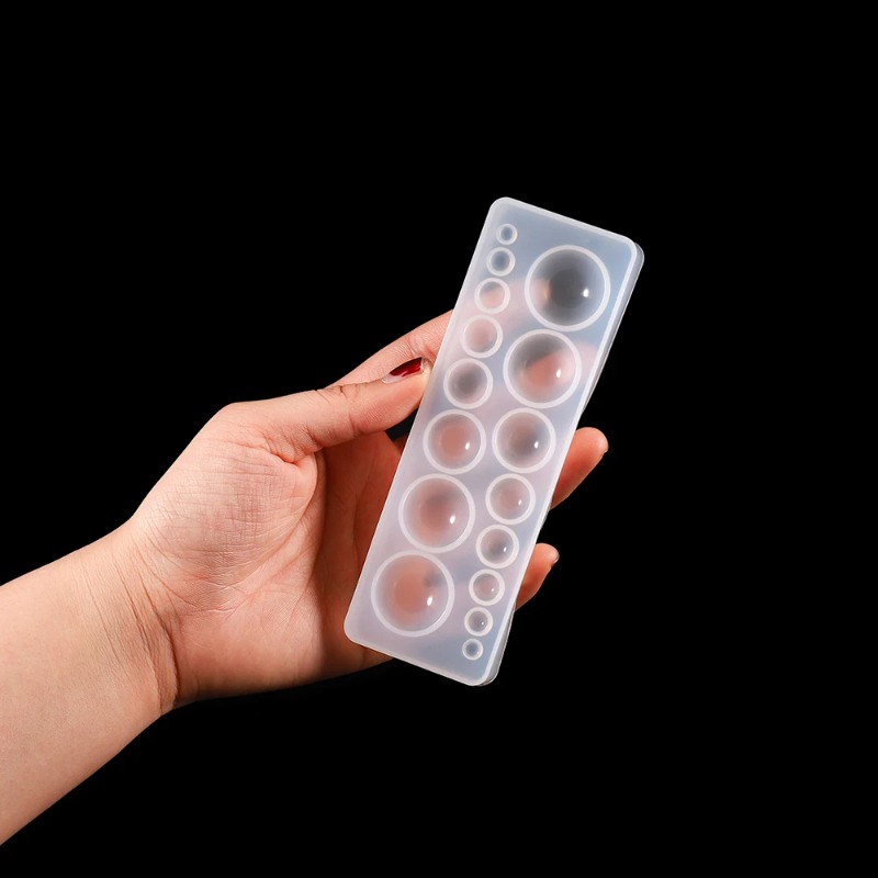 1pcs Silicone Mold Half Ball O - Jewelry Making Tutorial recension och pris