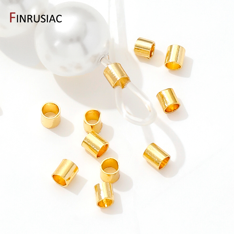 18K Gold Plated Brass Tube Cri - Jewelry Making Youtube recension och pris