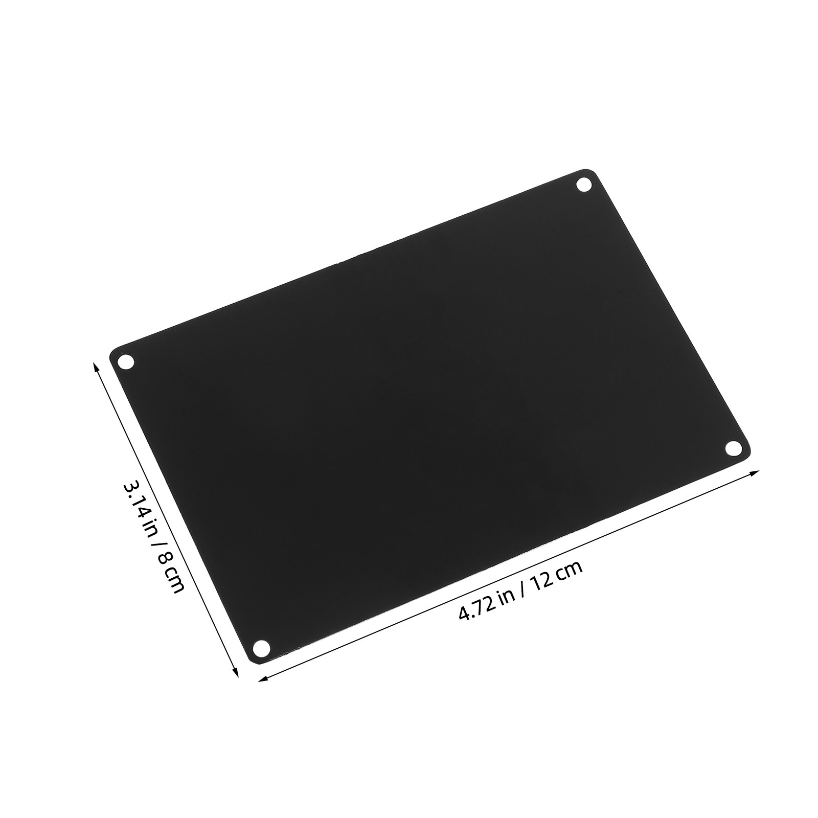 10Pcs Aluminum Alloy Black Rec - Jewelry Making Metal recension och pris