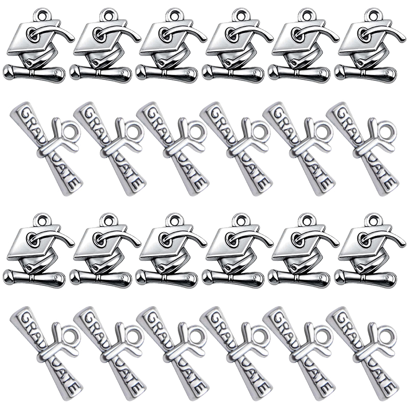 14pcs Mixed Graduation Cap Gra - Jewelry Making Diploma recension och pris