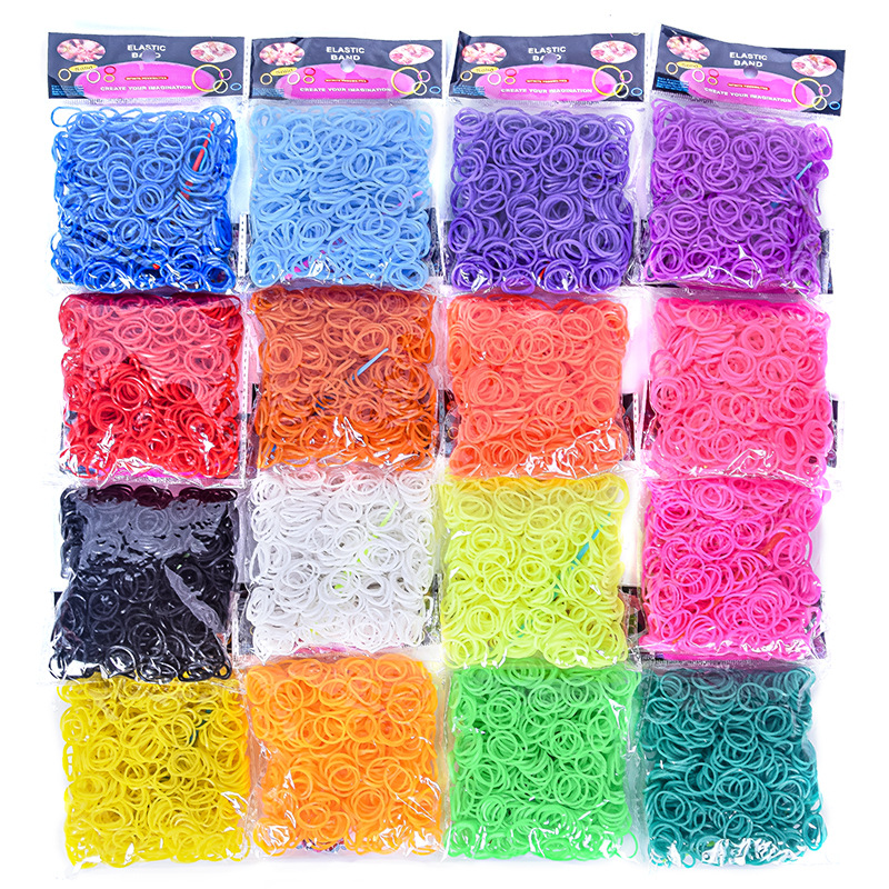 600 pieces Colorful Rubber Ban - Jewelry Making Tutorial recension och pris