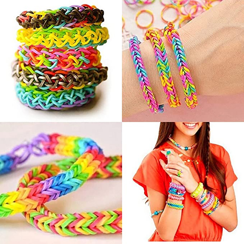 600 pieces Colorful Rubber Ban - Jewelry Making Tutorial recension och pris