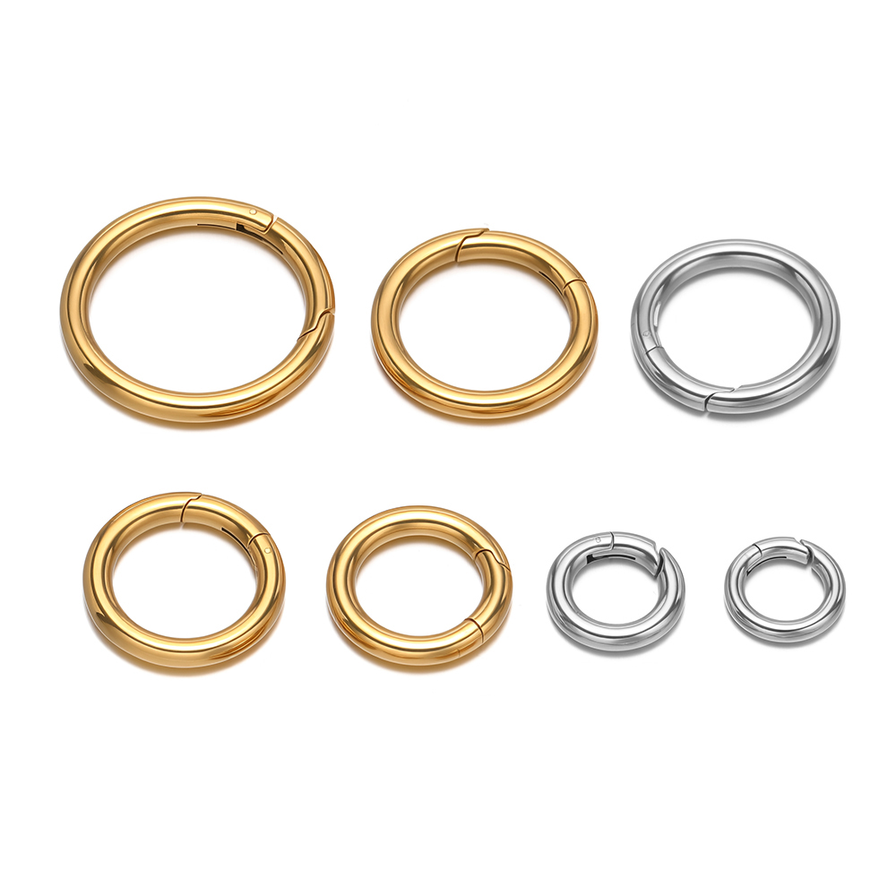 2Pcs/Lot Round Spring Clasps S - Jewelry Making Metal recension och pris