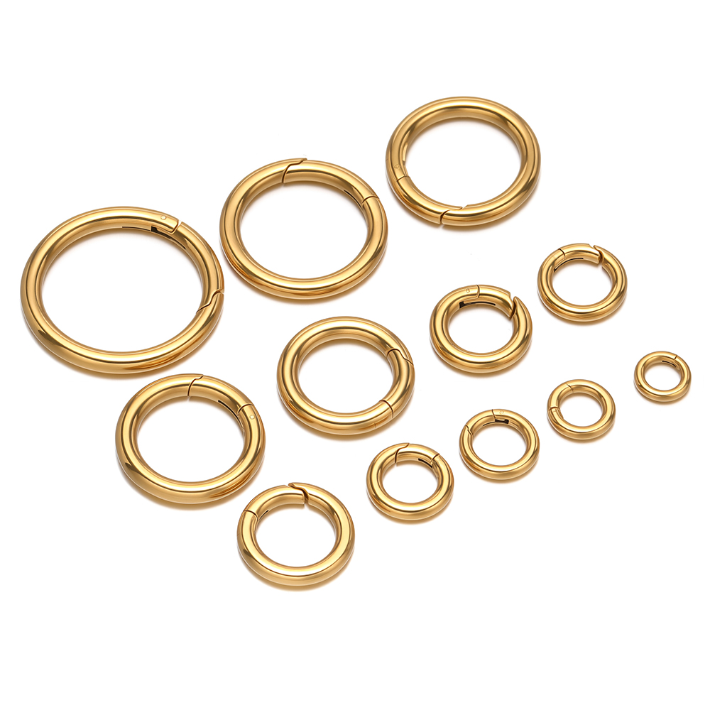 2Pcs/Lot Round Spring Clasps S - Jewelry Making Metal recension och pris