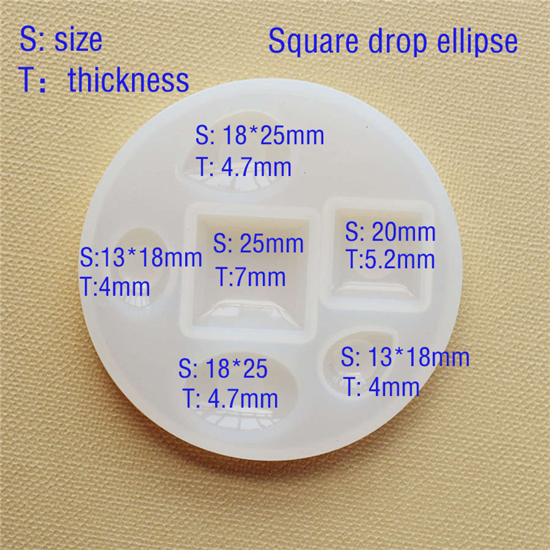 Silicone Mold half ball Oblate - Jewelry Making Tutorial recension och pris