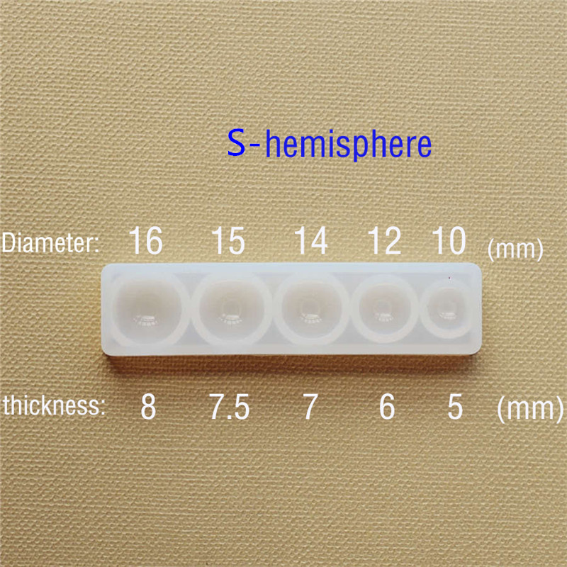 Silicone Mold half ball Oblate - Jewelry Making Tutorial recension och pris
