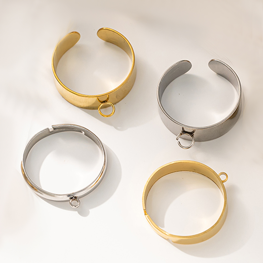 5pcs/Lot Stainless Steel Gold  - Jewelry Making Ring Tool recension och pris