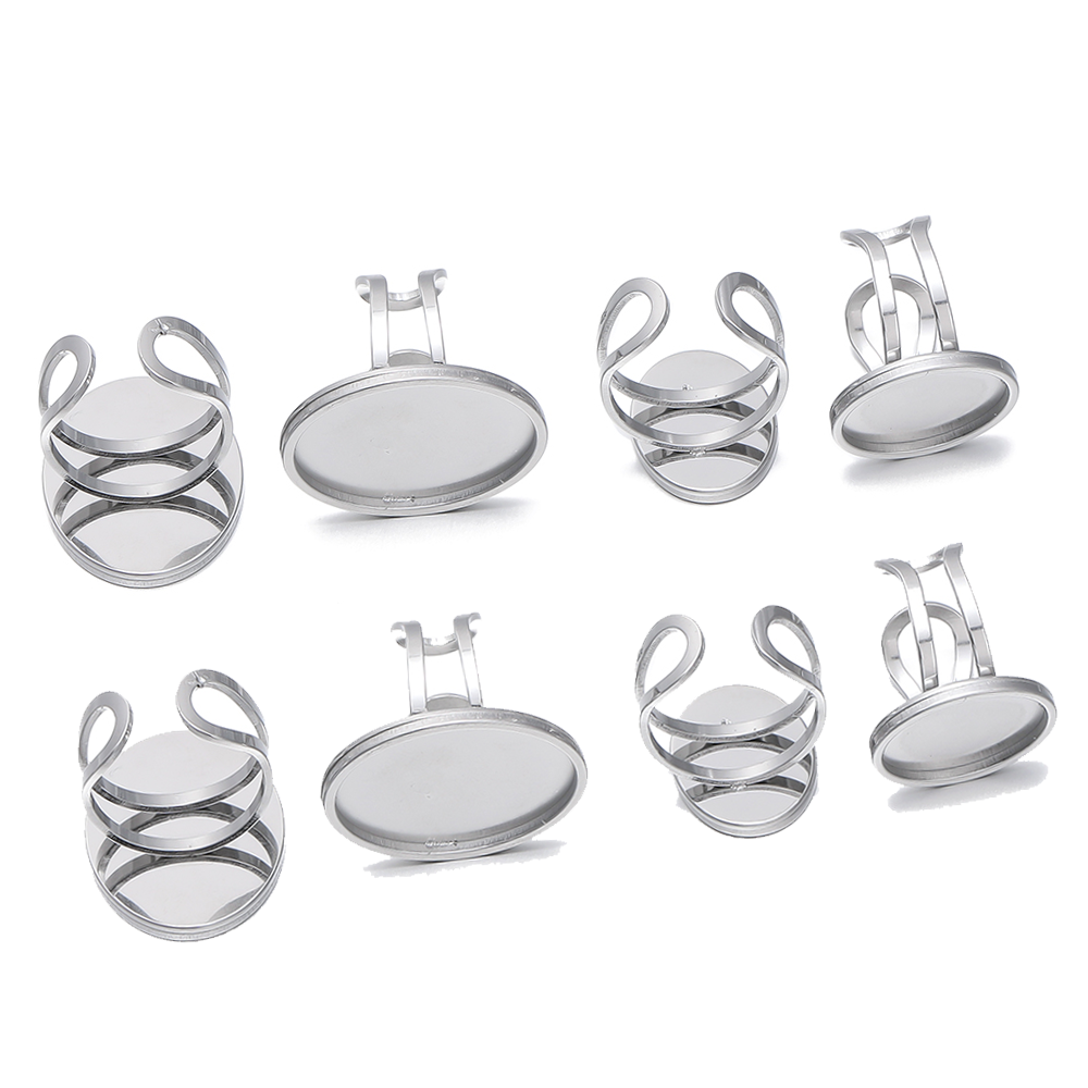 5Pcs/Lot Stainless Steel Open  - Jewelry Making Ring Tool recension och pris