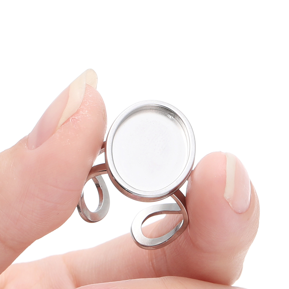 5Pcs/Lot Stainless Steel Open  - Jewelry Making Ring Tool recension och pris