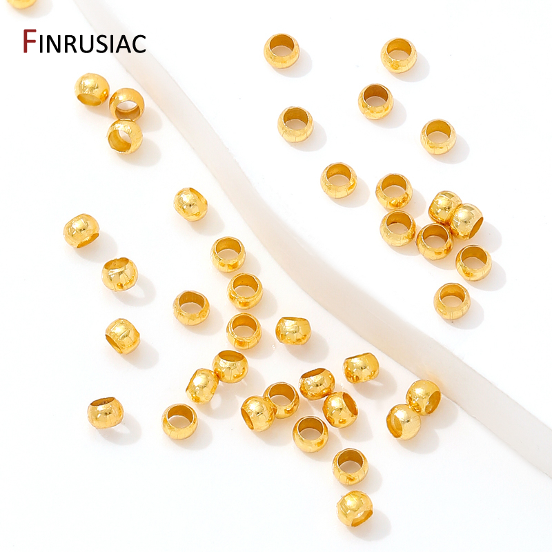 18K Gold Plated Brass Round/Tu - Jewelry Making Youtube recension och pris