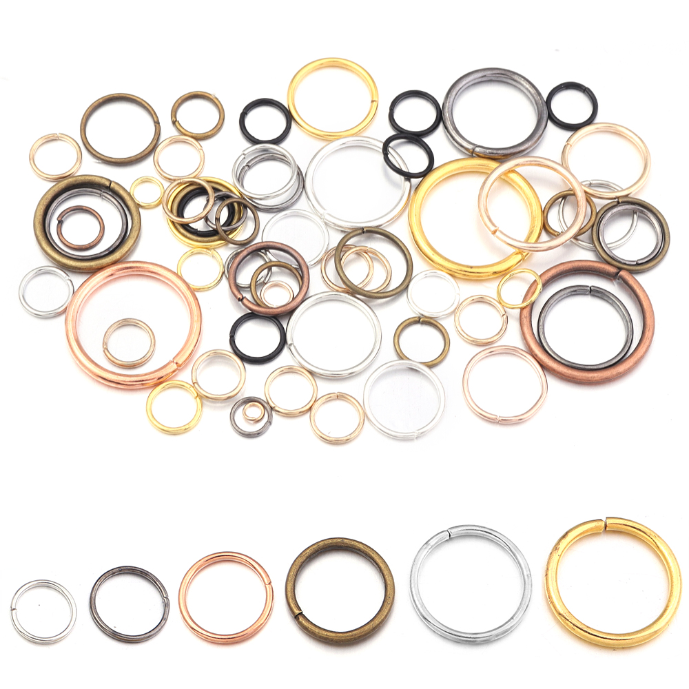 50-200Pcs/Lot 3-20mm Single Lo - Jewelry Making Ring Tool recension och pris