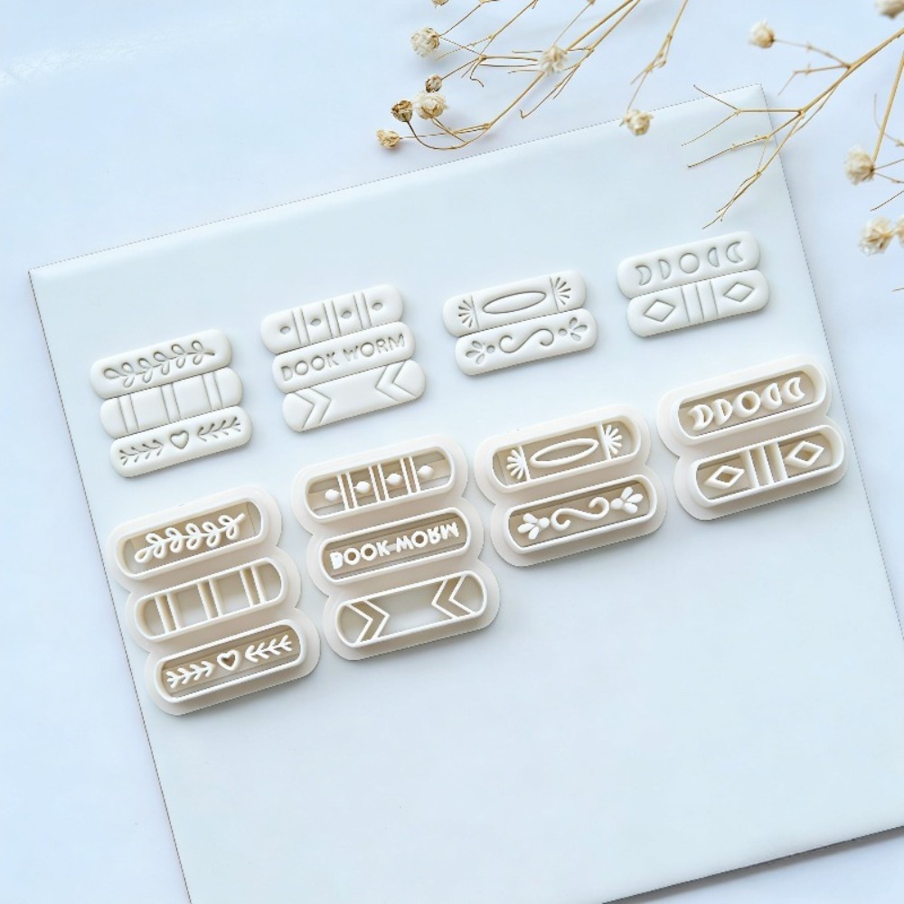 7pcs/set Book Stack Themed Pol - Jewelry Making Guide Book recension och pris