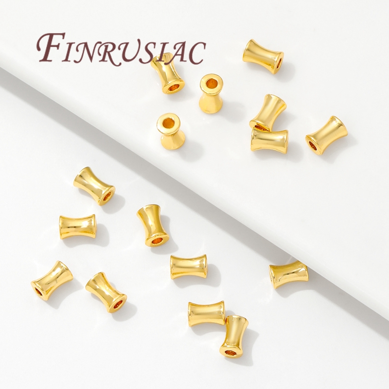 18K Gold Plated Brass Tube Bea - Jewelry Making Youtube recension och pris