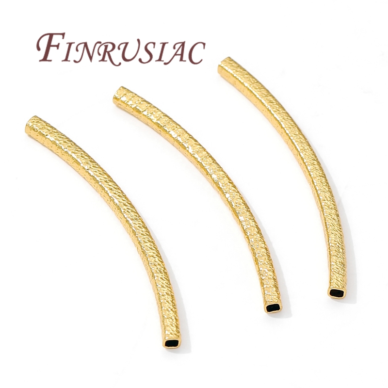 35mm*2mm 18K Gold Plated Tube  - Jewelry Making Youtube recension och pris