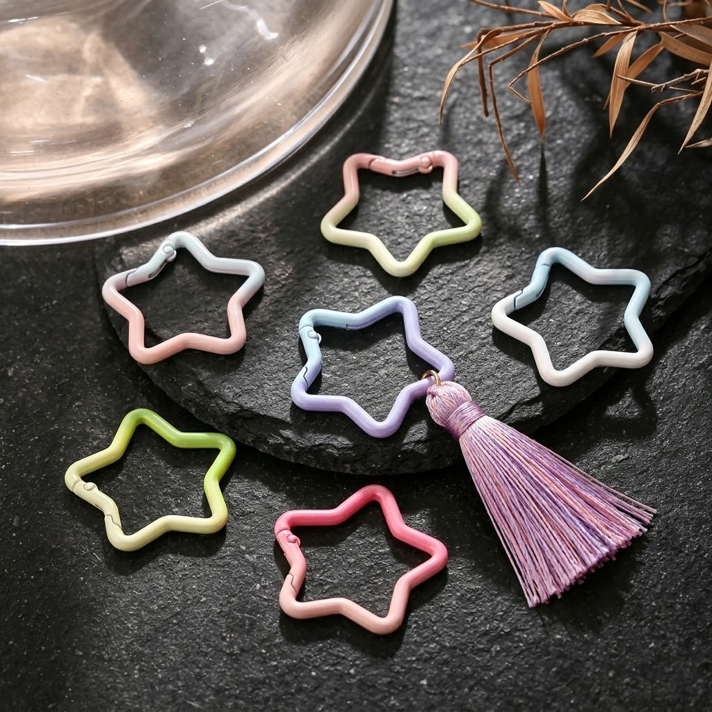 5PCS Gradient Star Shape Sprin - Jewelry Making Ring Tool recension och pris